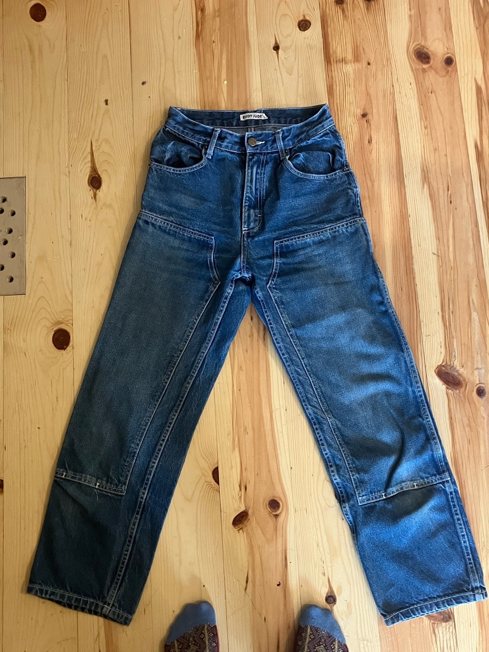 Rudy Jude Men's Dark Blue Straight Jeans